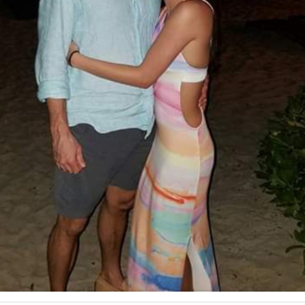 Mara Hoffman watercolor maxi dress